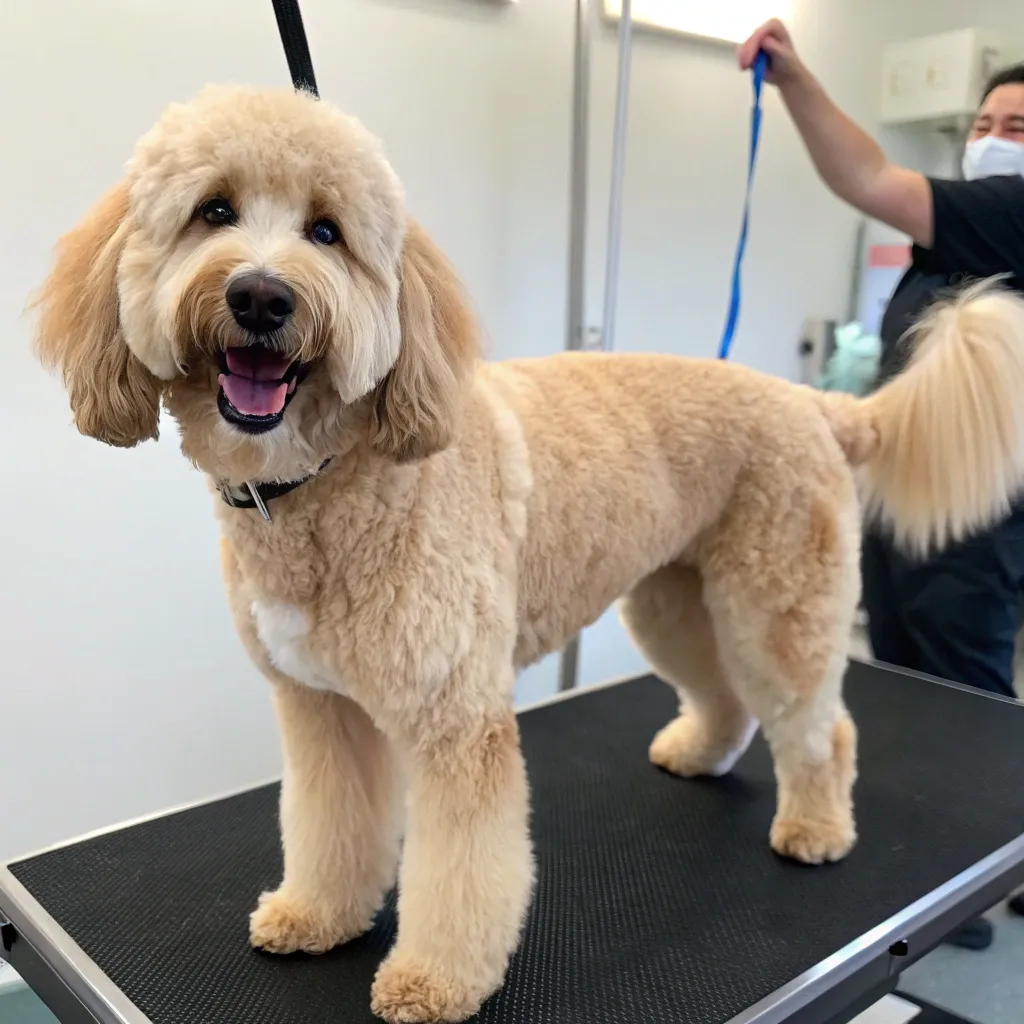 Happy pet after grooming